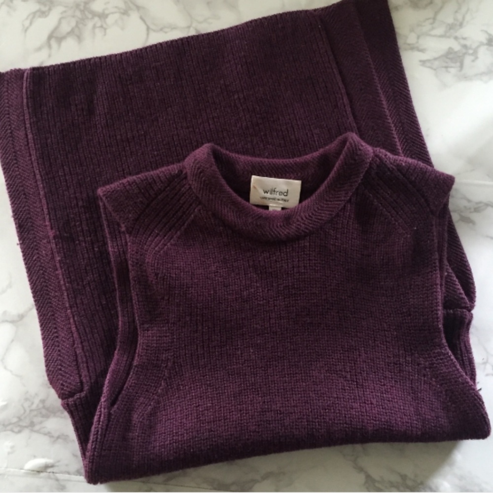 Aritzia Wilfred Palmier / Durandal sweater